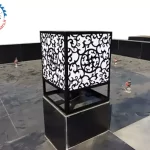 Outdoor Laser Cut Lamp For Decoration